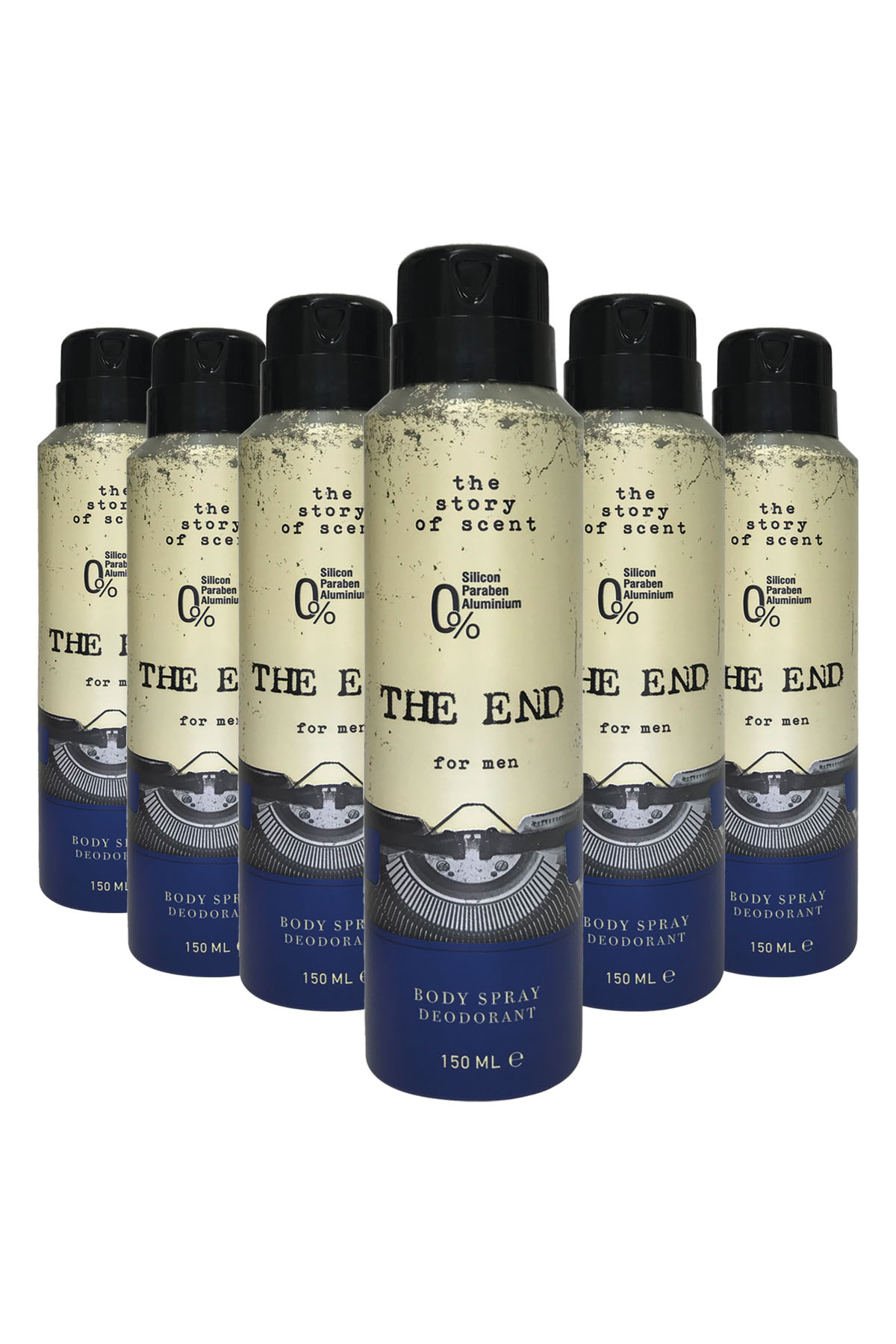 The End Erkek Deodorant 6 x 150 ML