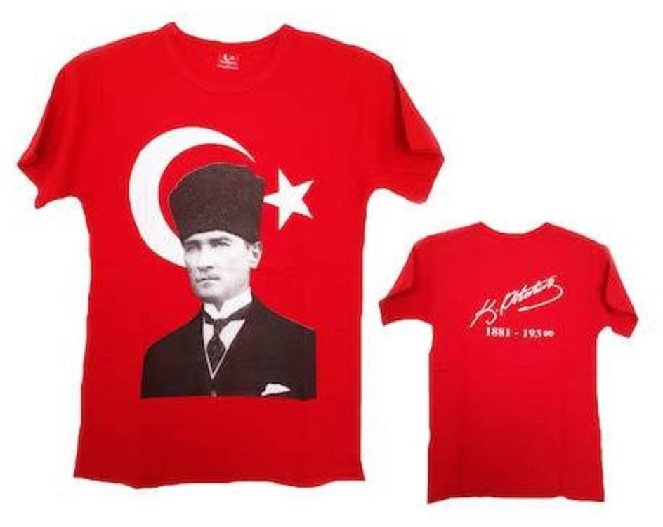Atatürk Baskılı Resimli Tişört