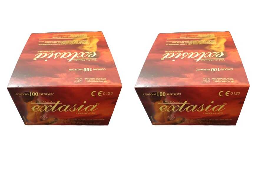 Extasia Klasik Prezervatif 100'lü x 2