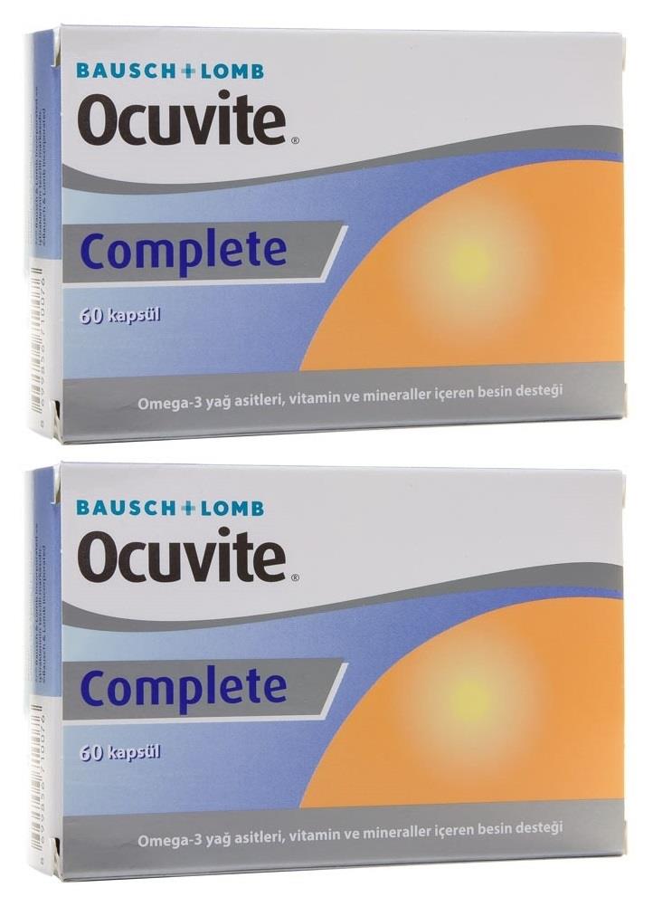 Ocuvite Complete Omega 3 60 Kapsül 2 Adet