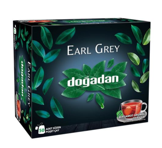 Doğadan Earl Grey Bergamot Aromalı Siyah Bardak Poşet Çay 3'lü 50 x 2 G