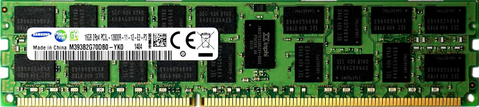 Samsung M393B2G70DB0-YK0 16 GB DDR3 1600 MHz CL11 Ram