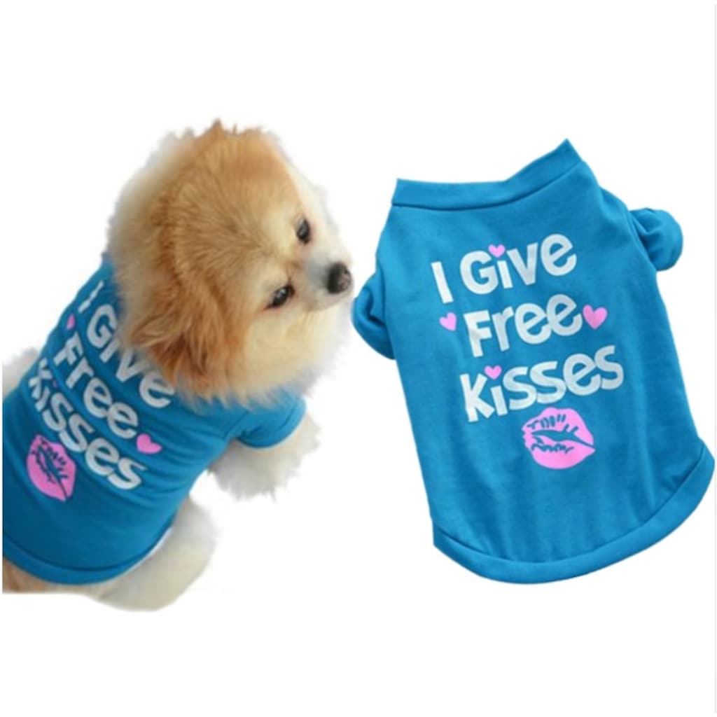 Patishco Free Kisses Köpek Kıyafeti Göğüs Çevresi 40 CM