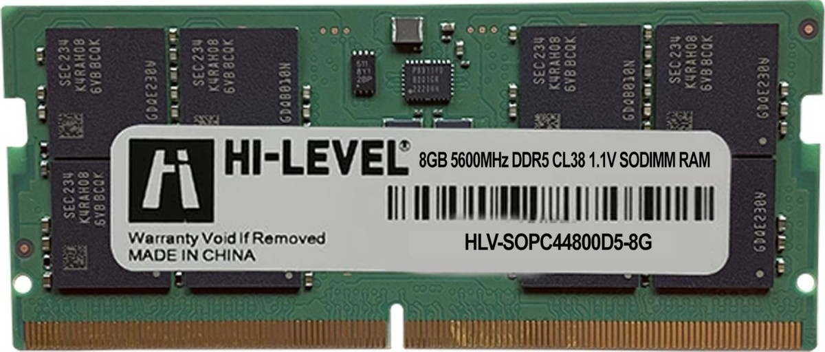 8gb Ddr5 5600mhz Sodımm 1.1v Hlv-sopc44800d5-8g