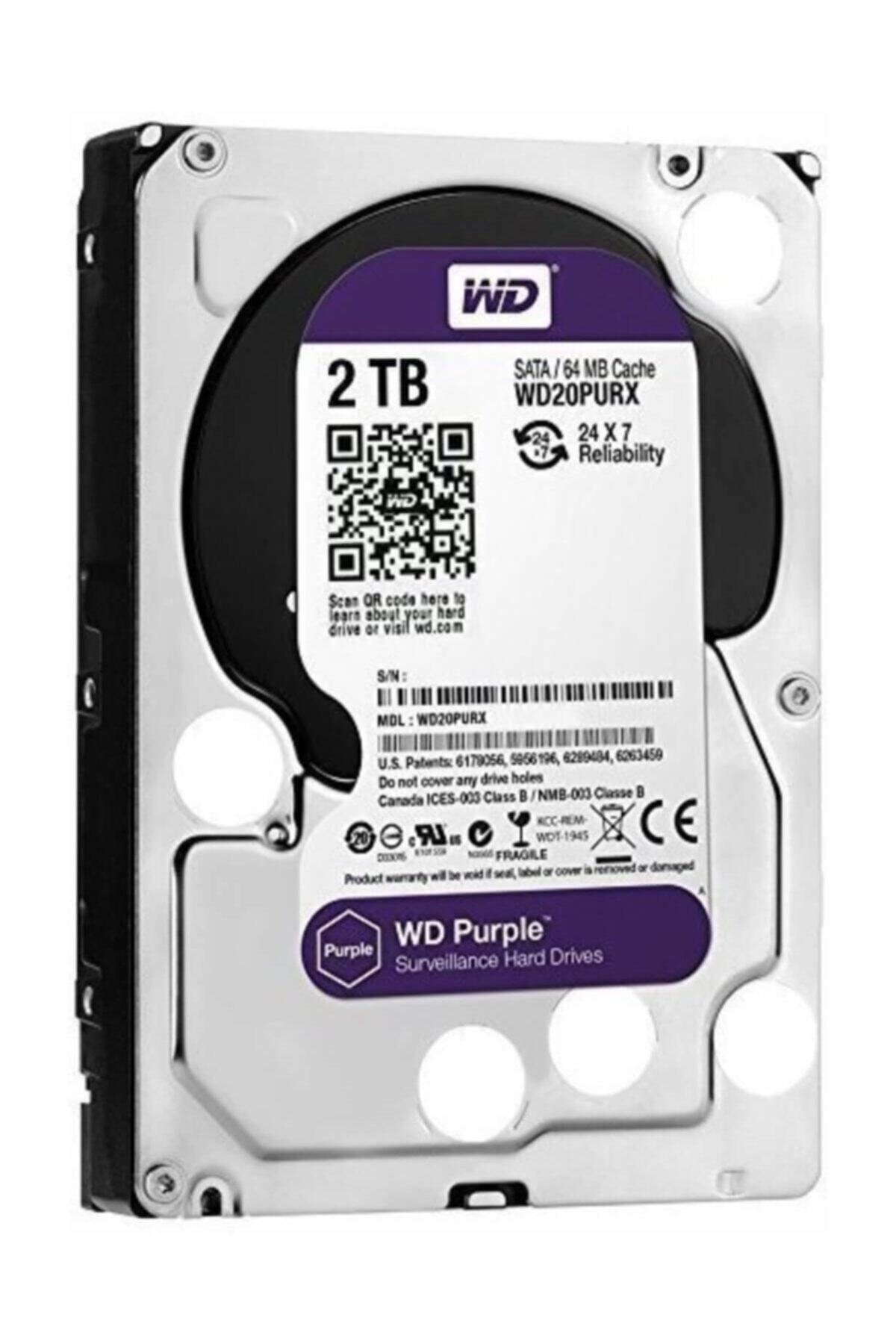 WD Purple WD20PURZ 2 TB 3.5" 64 MB SATA 3 HDD