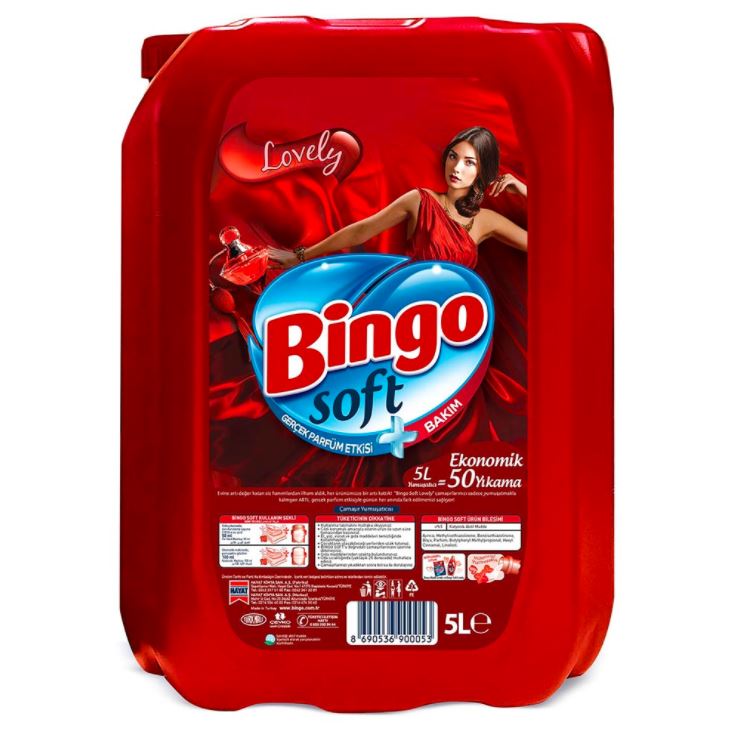 Bingo Soft Çamaşır Yumuşatıcısı Lovely 5 L