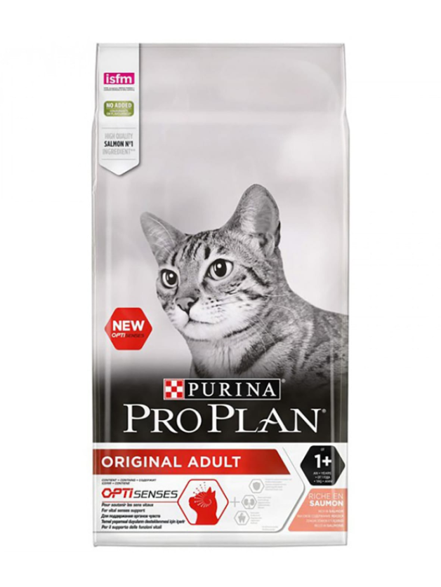 Purina Pro Plan Original Somonlu ve Pirinçli Yetişkin Kedi Maması 1500 G