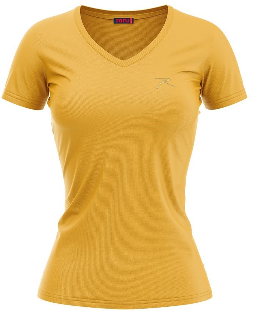 Raru Mulıer Kadın Pamuklu Sarı Günlük T-Shirt