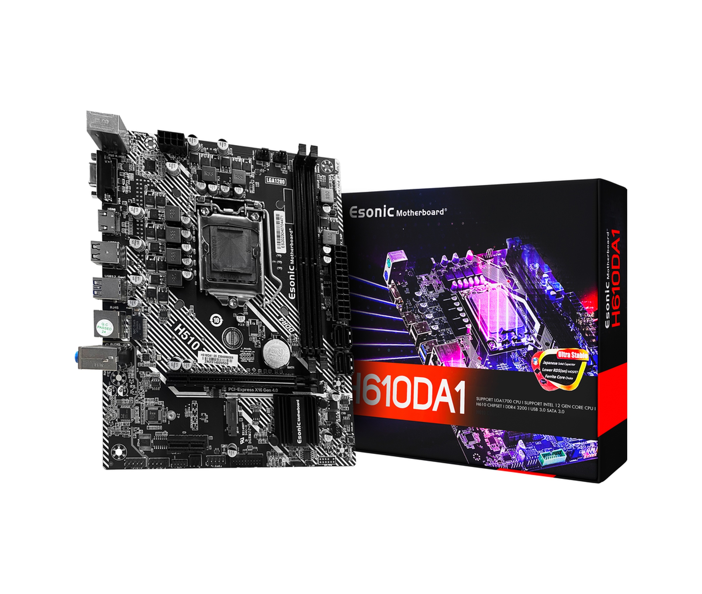 Esonic H610DA1 Intel H610 3200 MHz DDR4 Soket 1700 mATX Anakart
