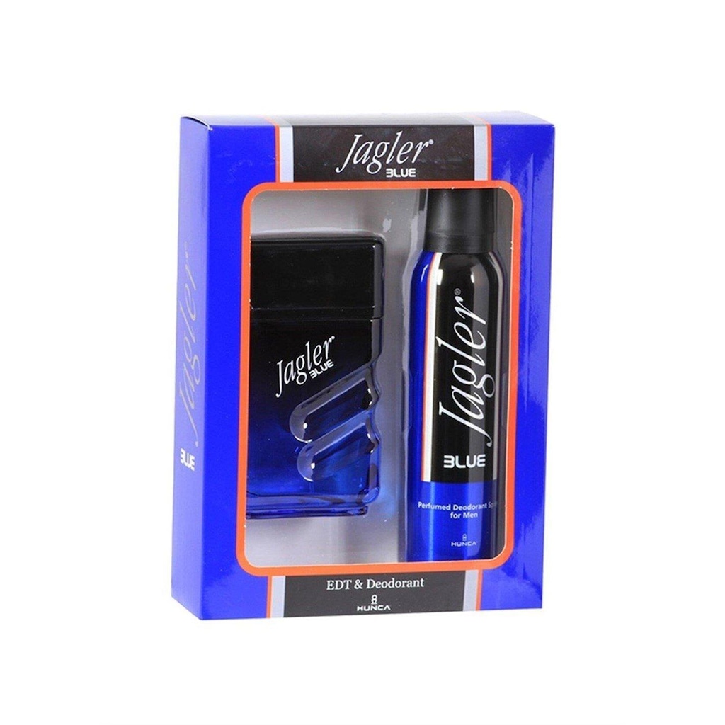Jagler Blue Erkek Parfüm EDT 90 ML + Deodorant 150 ML 2'li Set