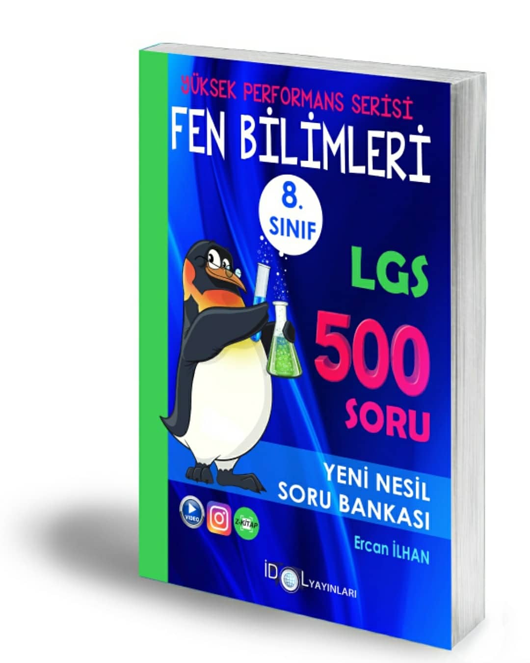İdol Yayınları 8. Sınıf Yüksek Performans Fen 500 Soru Bankası