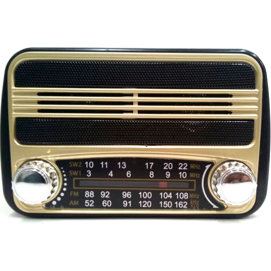 Everton Şarjlı Nostaljik Küçük Mini Radyo Müzik Mp3 Çalar Usb