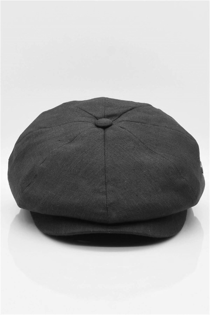 Külah Erkek Şapka Yazlık Ingiliz Stili London Kasket Siyah