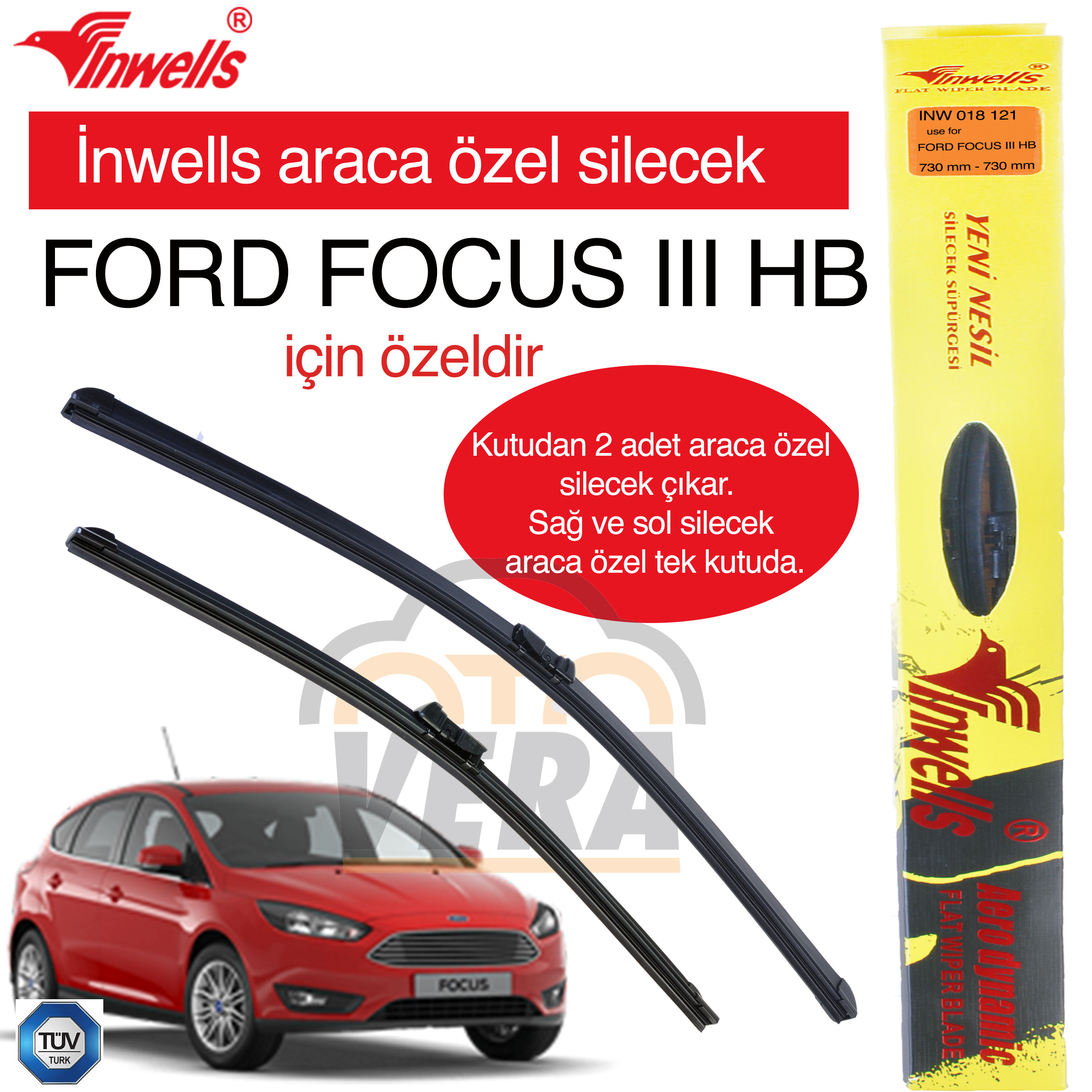 Ford Focus III Hb/Sedan/Turnıer 2011-- İnwells Araca Özel Si