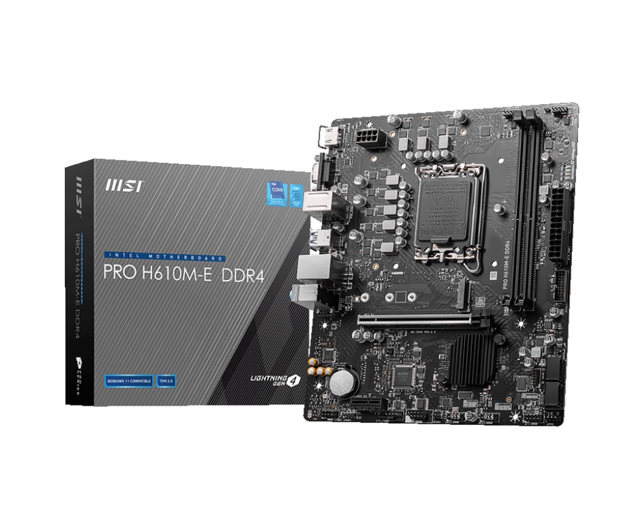 MSI Pro H610M-E DDR4 Intel H610 3200 MHz DDR4 Soket 1700 mATX Anakart