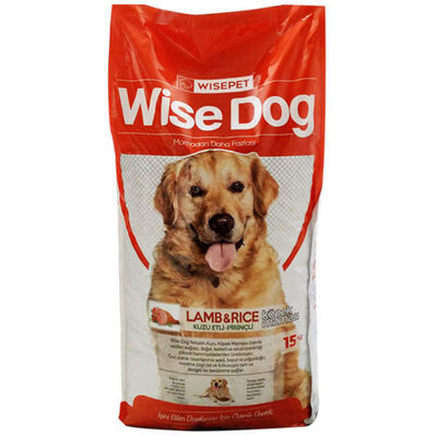 Wise Dog Kuzu Etli Pirinçli Yetişkin Köpek Maması 15 KG