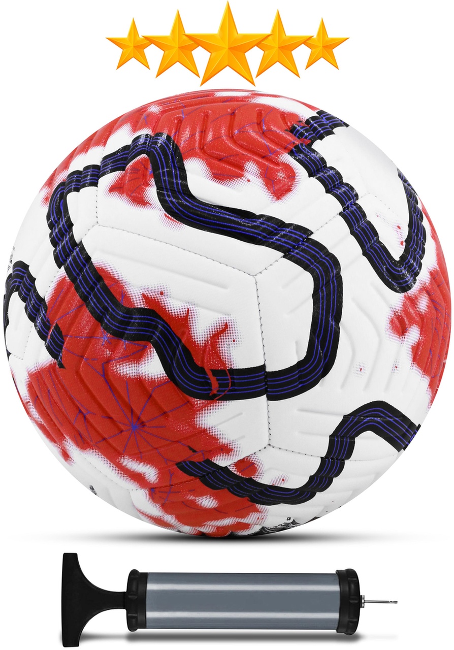 Orijinal Futbol Topu Color Pompalı Set Sert Zemin Halı Saha Futbol Topu Hibrit No:5