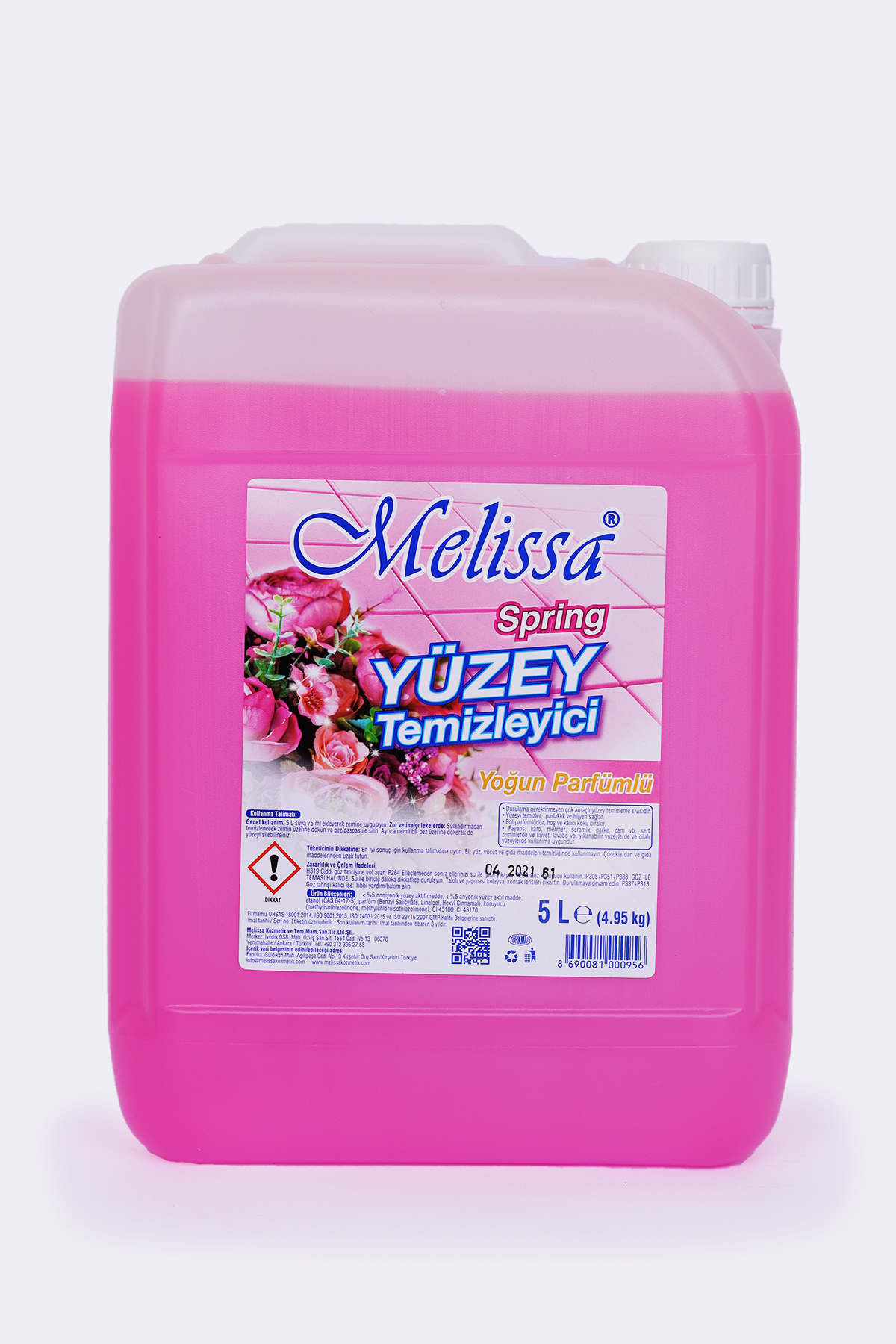 Melissa Yüzey Temizleme Sıvısı Spring 5 L