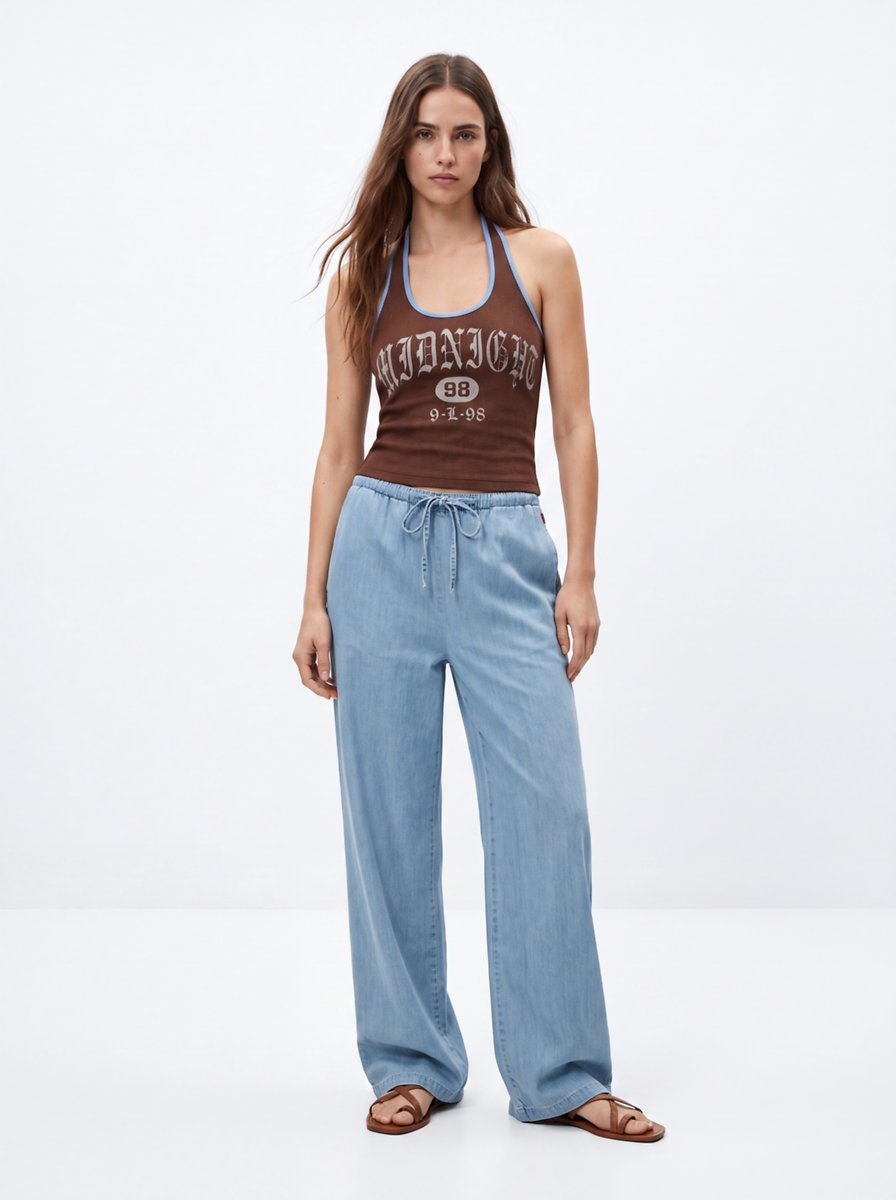 LTB Ivana Relaxed Fit Beli Lastikli Light İndigo Jean Pantolon — N11 ürün görseli