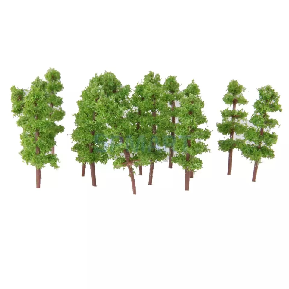 Maket Model Ağaç Figürü 1/500 Ölçek Maket Ağaç 5 Li