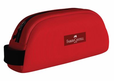 FABER CASTELL BASIC 2 SERİSİ Tek gözlü kalemlik- kırmızı