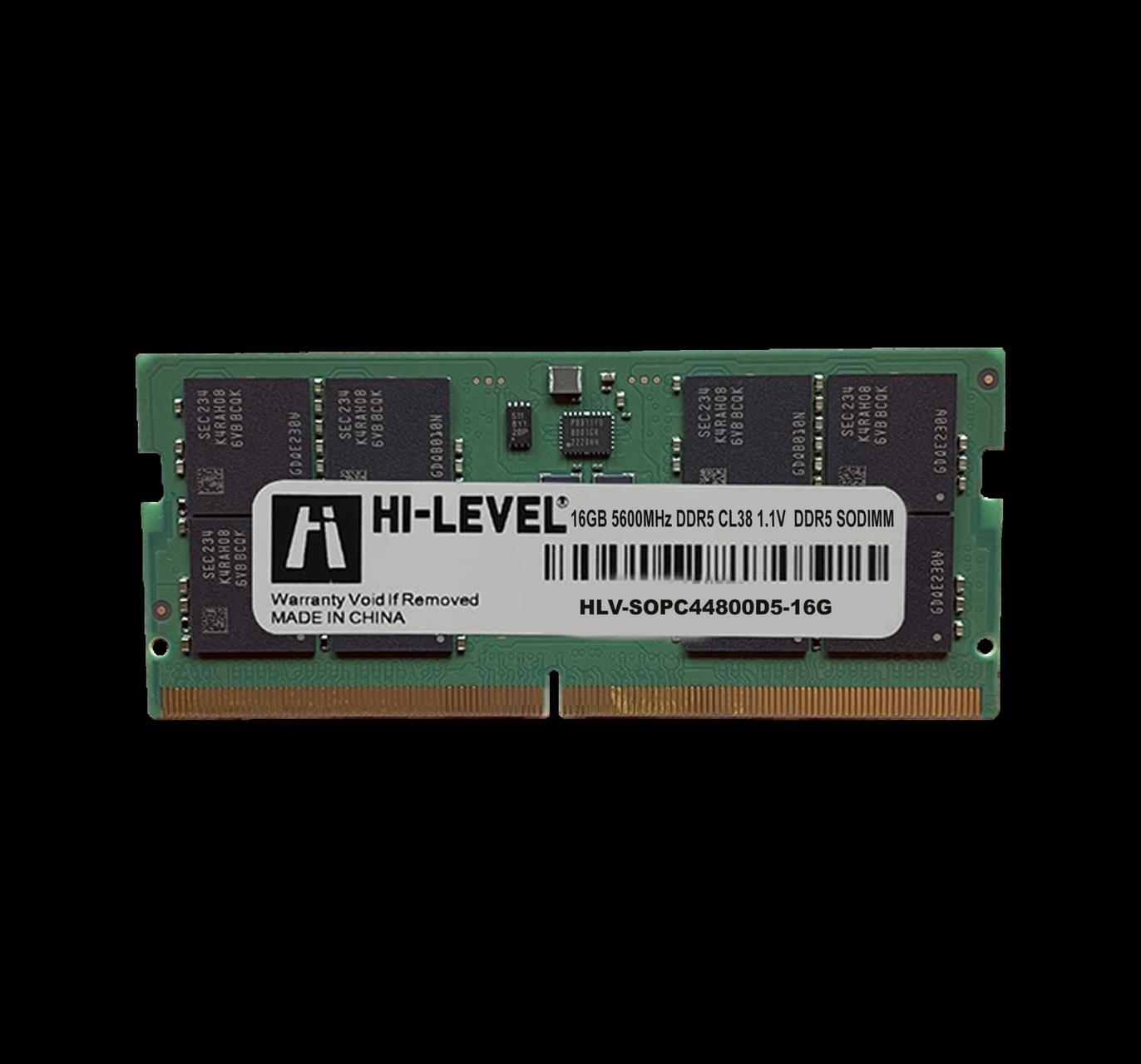 Teknoteg - Ox - 16gb Ddr5 5600mhz Sodımm 1.1 Hlv-sopc44800d5-16g