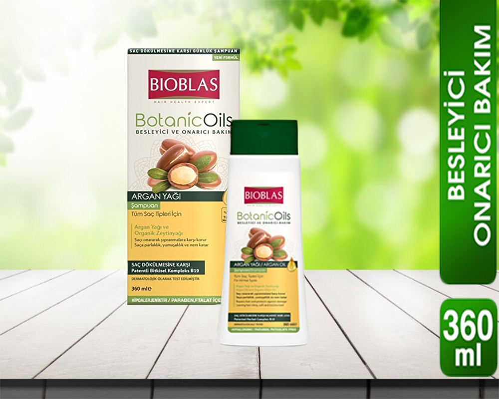 Bioblas Botanic Oils Argan Yağı Özlü Şampuan 360 ML