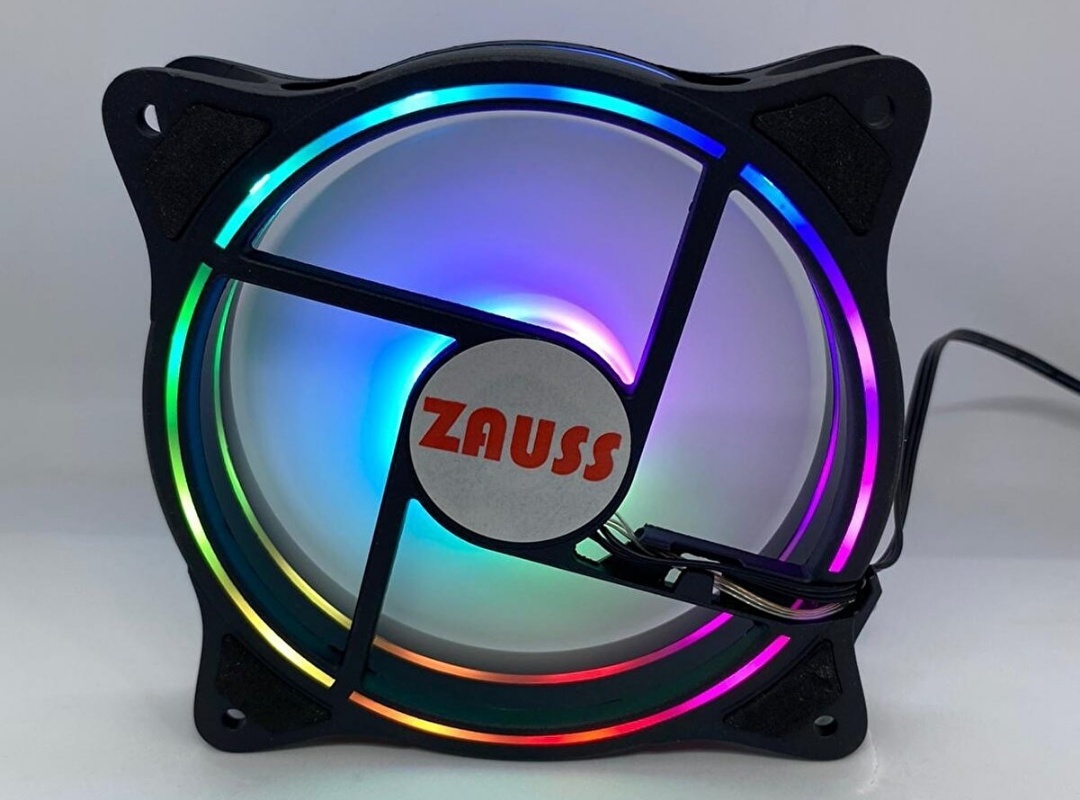 3 Renk Içi Ve Dışı Hareketli Rainbow Rgb Kasa Mining Fanı 12cm Fa