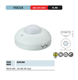 Horoz Focus Hl 480 360 Derece  Tavan Hareket Sensör