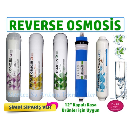 Kapalı Kasa Reverse Osmosis Su Arıtma Komple Takım Water Qaulity