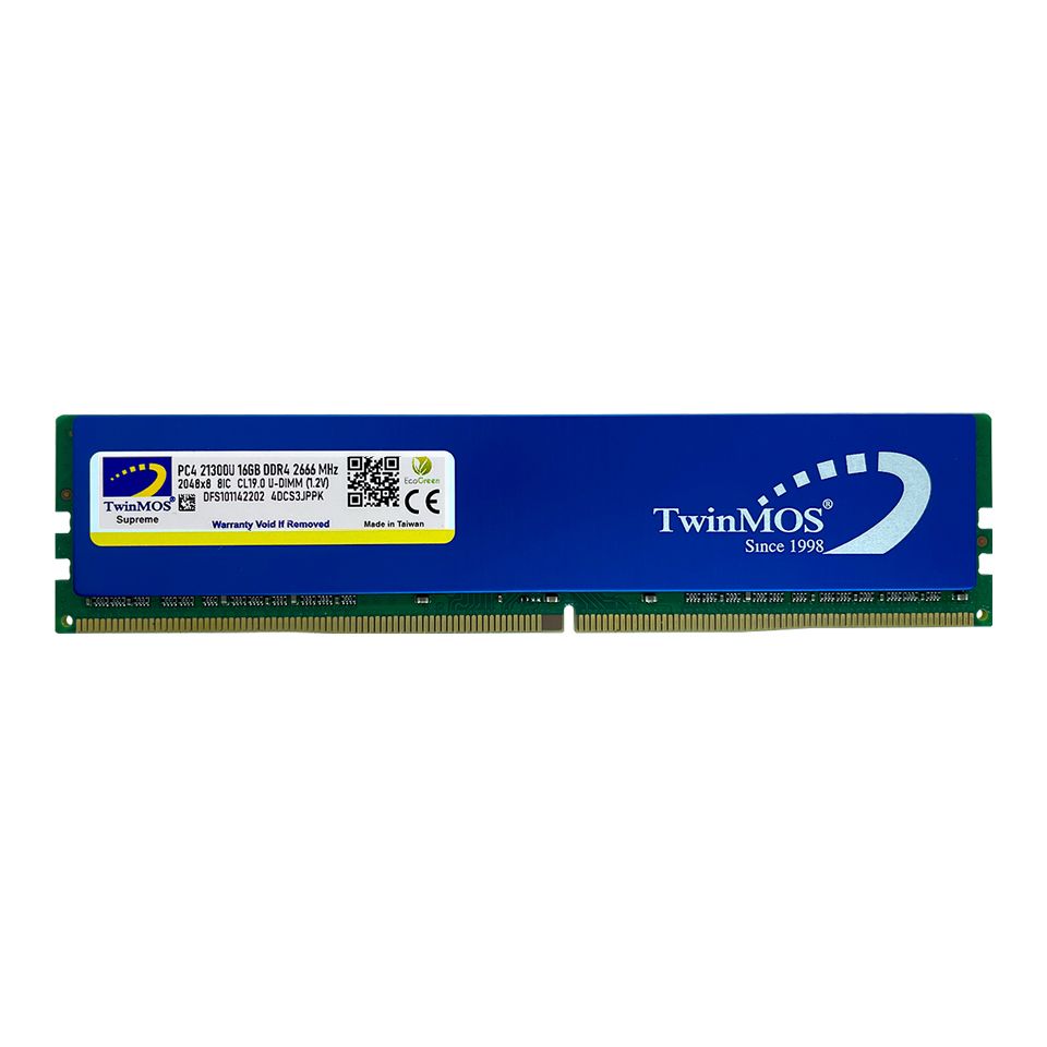 Twinmos 16 GB DDR4 2666 MHz CL19 Desktop Ram