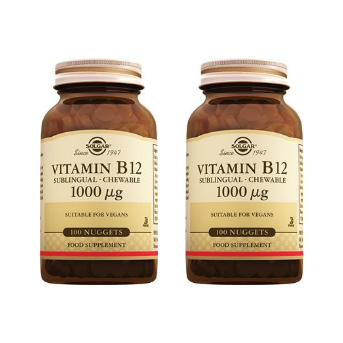 Solgar Dilaltı Vitamin B12 2'Li Avantajlı Paket