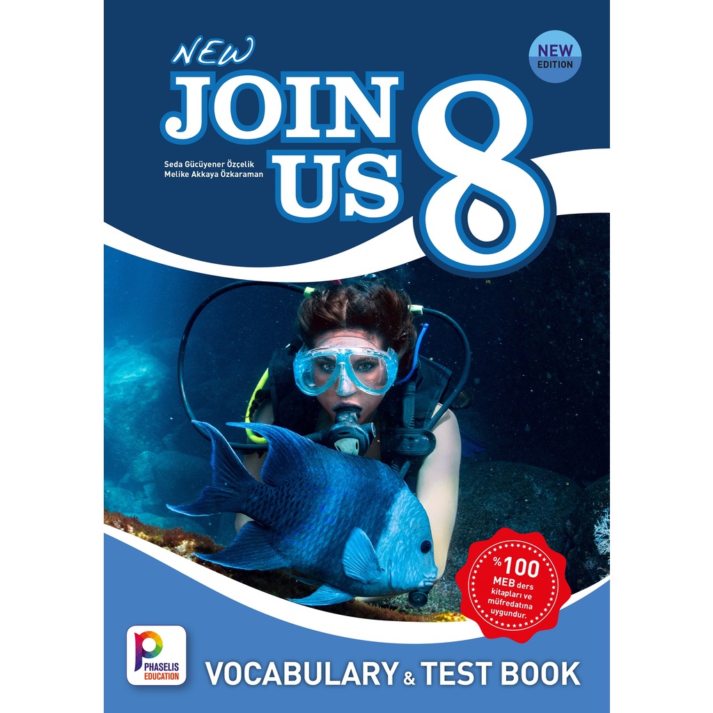 Phaselıs Educatıon New Joın Us 8 Vocabulary & Test Book