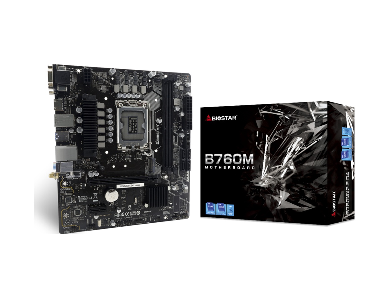 Biostar B760MX2-E Intel B760 4400 MHz (OC) DDR4 Soket 1700 mATX Anakart