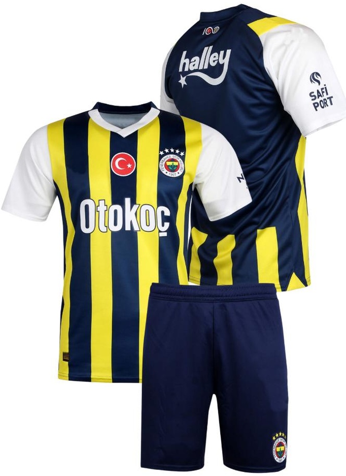 Fenerbahçe Yeni Sezon 23-24 Çocuk Futbol Forması Ve Şort Takımı 001