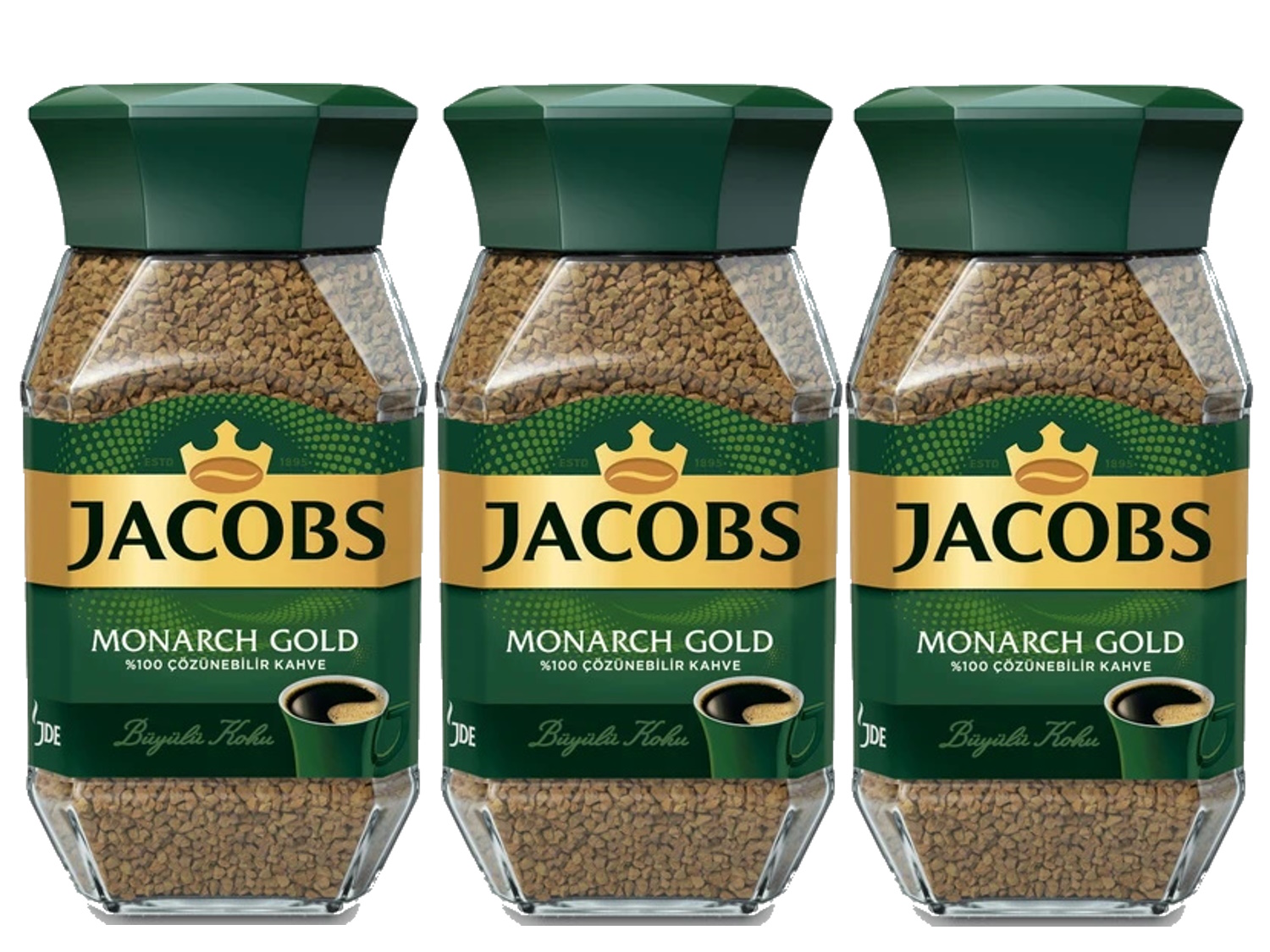 Jacobs Monarch Gold Çözünebilir Kahve 3 x 100 G