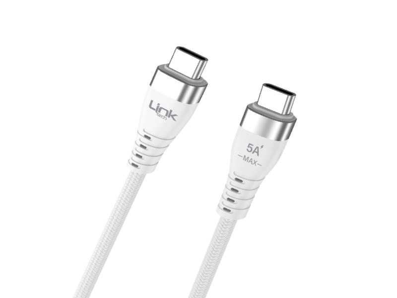 LinkTech K653 Premium USB-C/Type-C 100W Şarj Kablosu