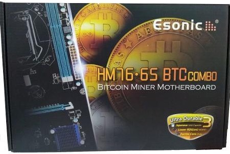 Esonic HM76.65 BTC Combo Intel HM76 1600 MHz DDR3 Soket 988 ATX Anakart