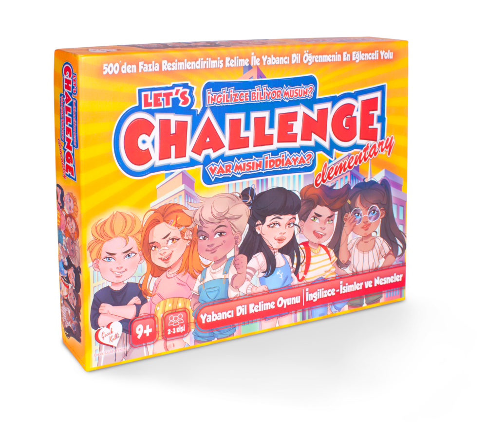 İngilizce Kelime Öğreten Çocuk Kutu Oyunu - 18 Senaryo 540 Kelime - Çocuk Masa Oyunu - 9+