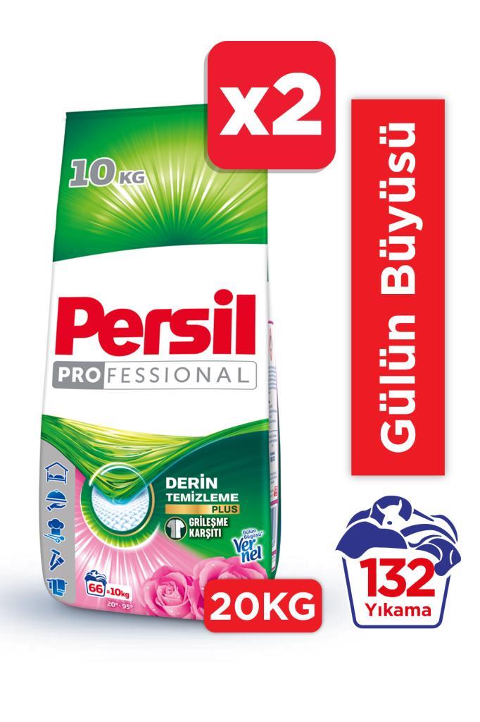 Persil Gülün Büyüsü Toz Çamaşır Deterjanı 2 x 10 KG 132 Yıkama
