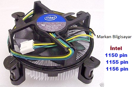 Intel 1150.1151.1155.1156 Pin İşlemci Fan