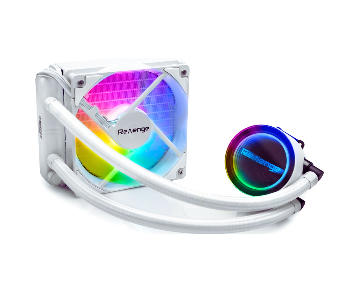 Revenge Beyaz Nitro Cold 100 Intel Ve Amd Destekli Rgb Fanlı Infinite Panel 120mm Sıvı Soğutma Sistemi - Kılavuzlu