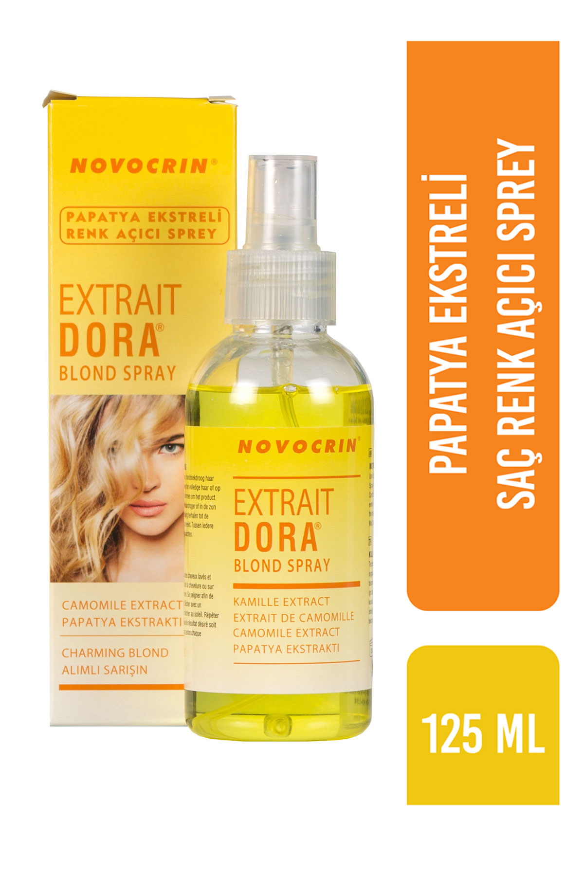 Novocrin Extrait Dora 125 Ml Papatya Ekstratı Içeren Saç Renk Açı
