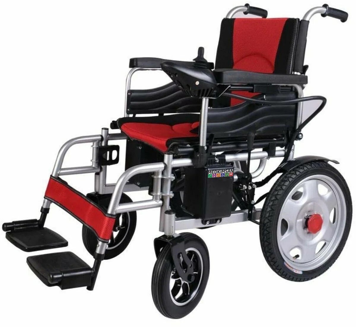 Medkimsan Tek Hareketle Katlanabilir Akülü Tekerlekli Sandalye