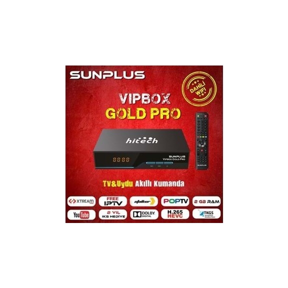 Sunplus Vipbox Gold Pro Hd Uydu Alıcısı