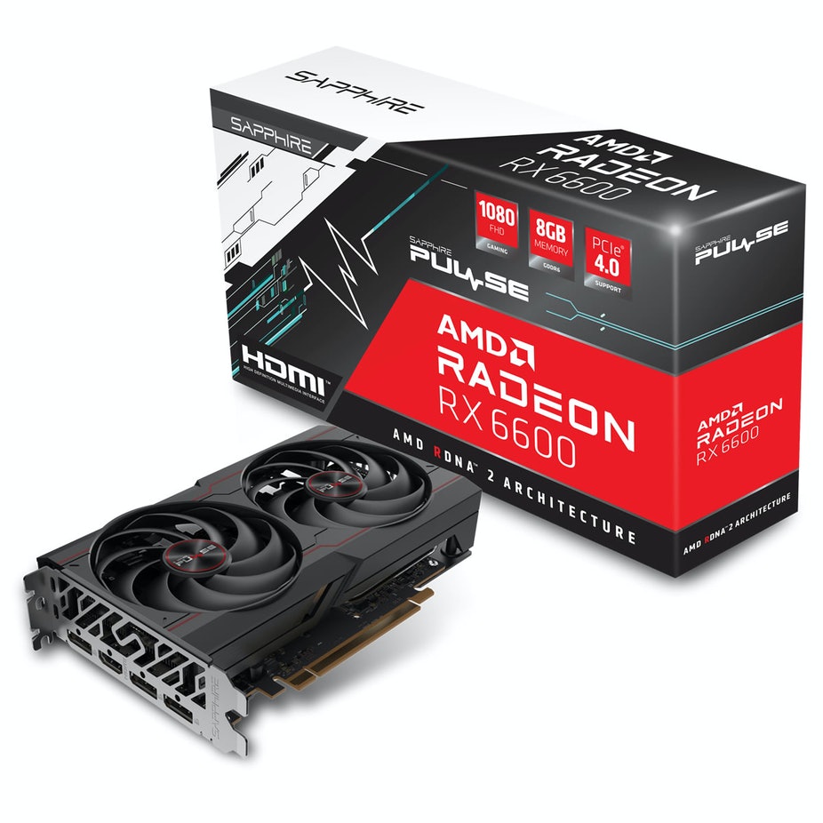 Sapphire AMD Radeon RX 6600 Pulse 11310-01-20G 8 GB GDDR6 128 Bit Ekran Kartı