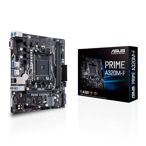 Asus Prime A320M-F AMD A320 3200 MHz (OC) DDR4 Soket AM4 mATX Anakart