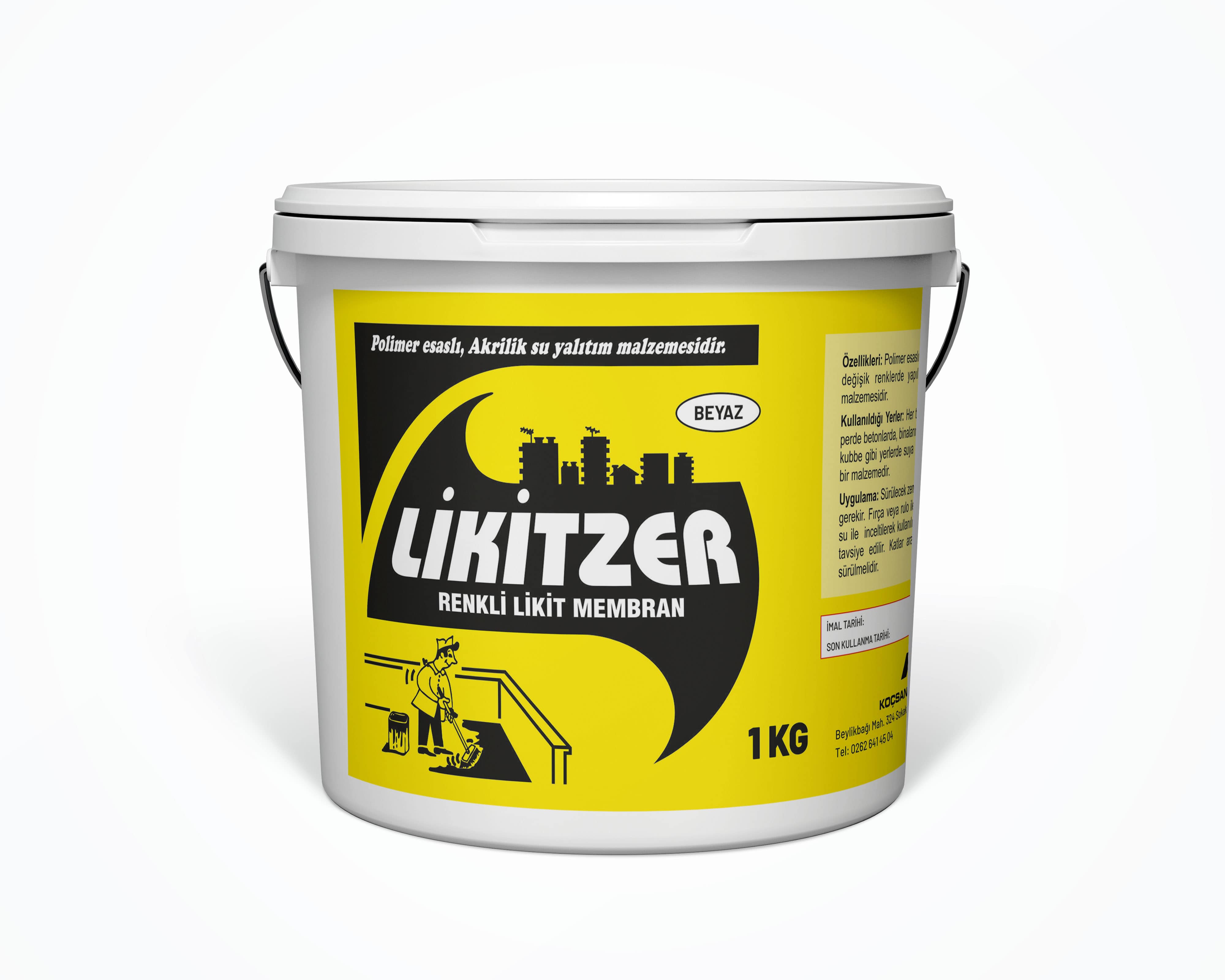 Likitzer - Likit Membran Beyaz Renk 1kg