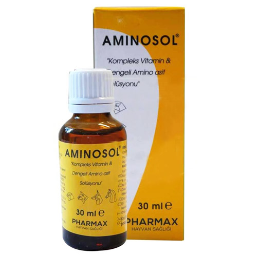 Aminosol Kuş Kedi Köpek Vitamin ve Aminoasit 30 ML