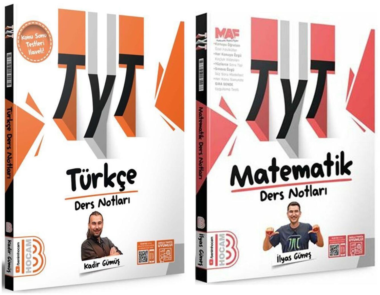 Benim Hocam 2024 Tyt Türkçe Ve Matematik Video Ders Defteri Seti 2 Kitap